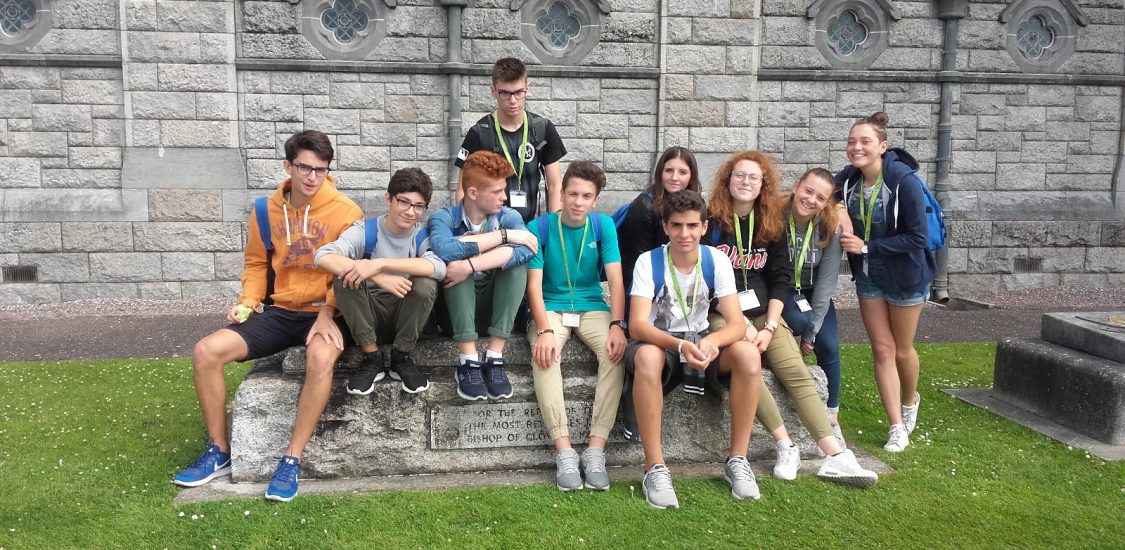 Gruppo del corso junior inglese del Cork English College